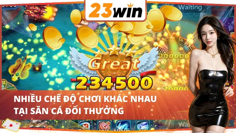 Bắn Cá 23WIN - Cơ Hội Chinh Phục Giàu Sang Tiềm Năng 4 Đa dạng chế độ chơi tại Bắn Cá 23WIN
