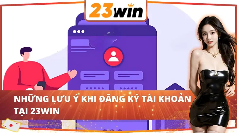 Cách Đăng Ký Tài Khoản 23Win Đơn Giản Và Nhanh Chóng 6 Những lưu ý khi áp dụng cách đăng ký tài khoản 23Win