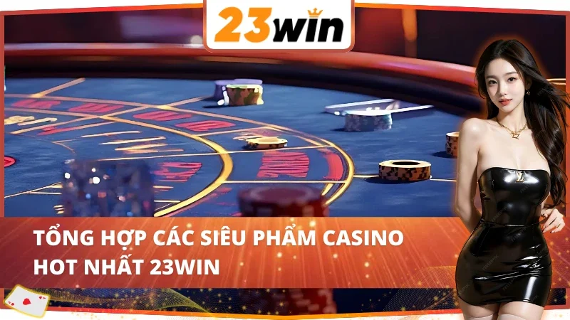 Casino Online 23Win - Nơi Quy Tụ Hàng Loạt Siêu Phẩm Kinh Điển 3 Tổng hợp các siêu phẩm top đầu sảnh Casino tại 23Win