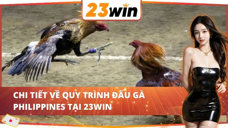 Đá Gà Philippines 23WIN - Với Những Trận Chiến Từ Chiến Kê 3 Quy trình diễn ra một trận thi đấu Đá Gà Philippines 23WIN