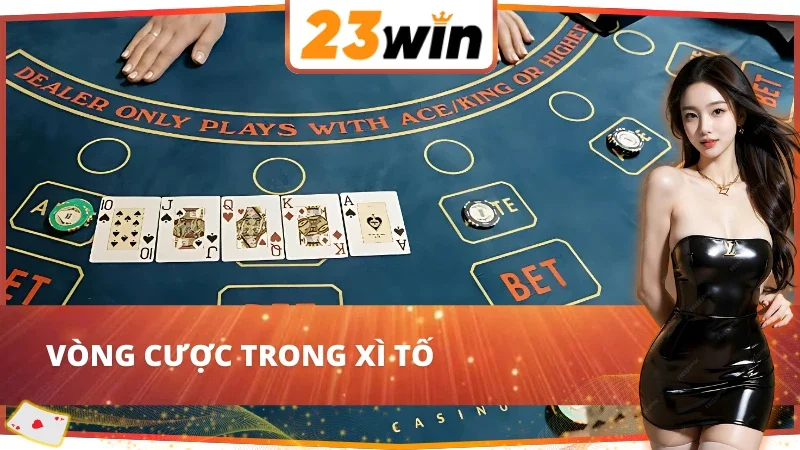 Poker 23Win - Trải Nghiệm Game Bài Đổi Thưởng Đỉnh Cao 2025 6 Những vòng cược trong Poker 23Win