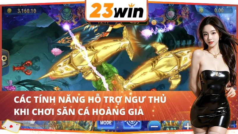 Royal Fishing 23WIN - Cơ Hội Vàng Săn Cá Nhận Thưởng Khủng 5 Ghi nhớ những tính năng tiện ích khi săn cá Royal Fishing 23WIN